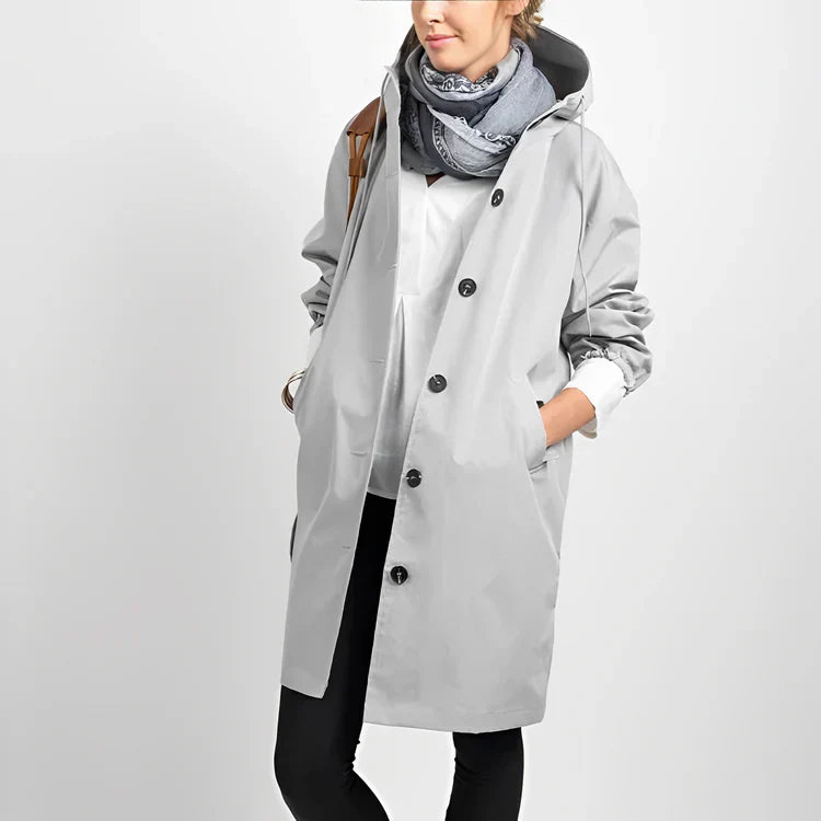 Wasserdichte jacke mit kapuze - armelle