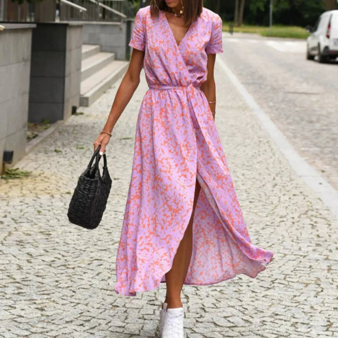 Anna - kleid mit blumendruck frühjahr/sommer