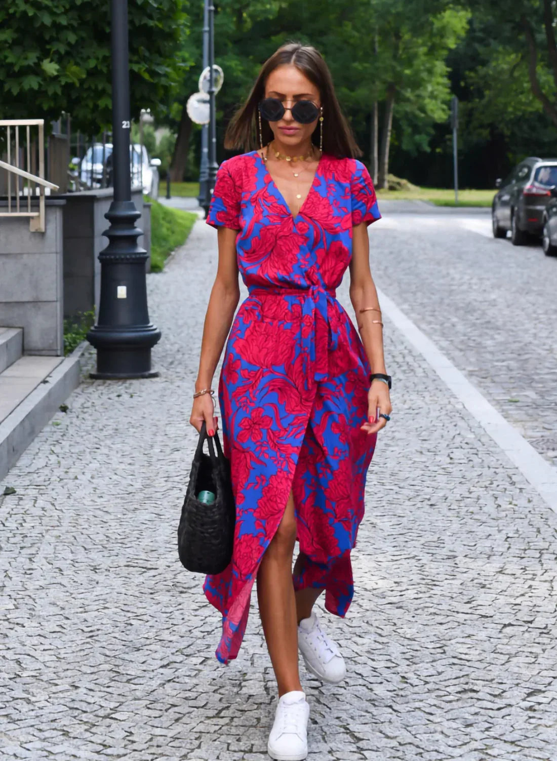 Anna - kleid mit blumendruck frühjahr/sommer