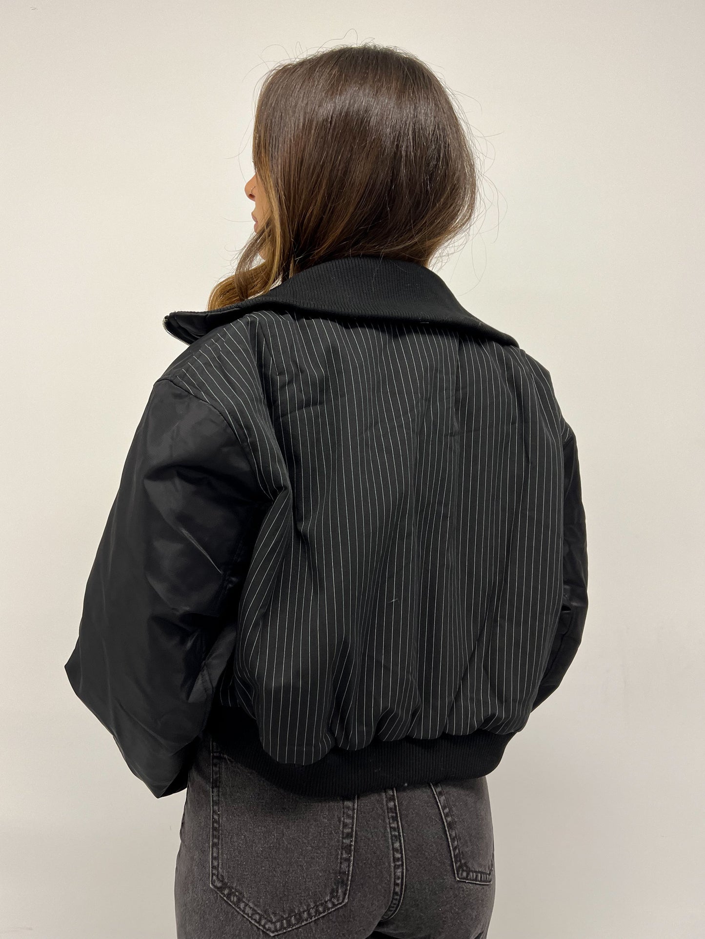 Inspirierter Bomber Schwarz