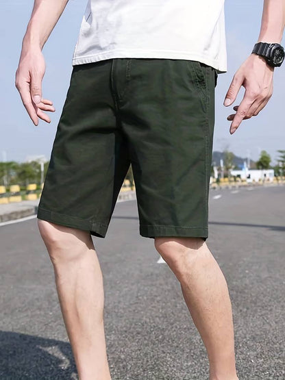 Benjamin – cargo-shorts aus baumwolle im klassischen design