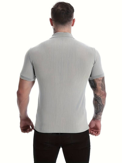 Oliver – slim-fit-ripphemd für herren