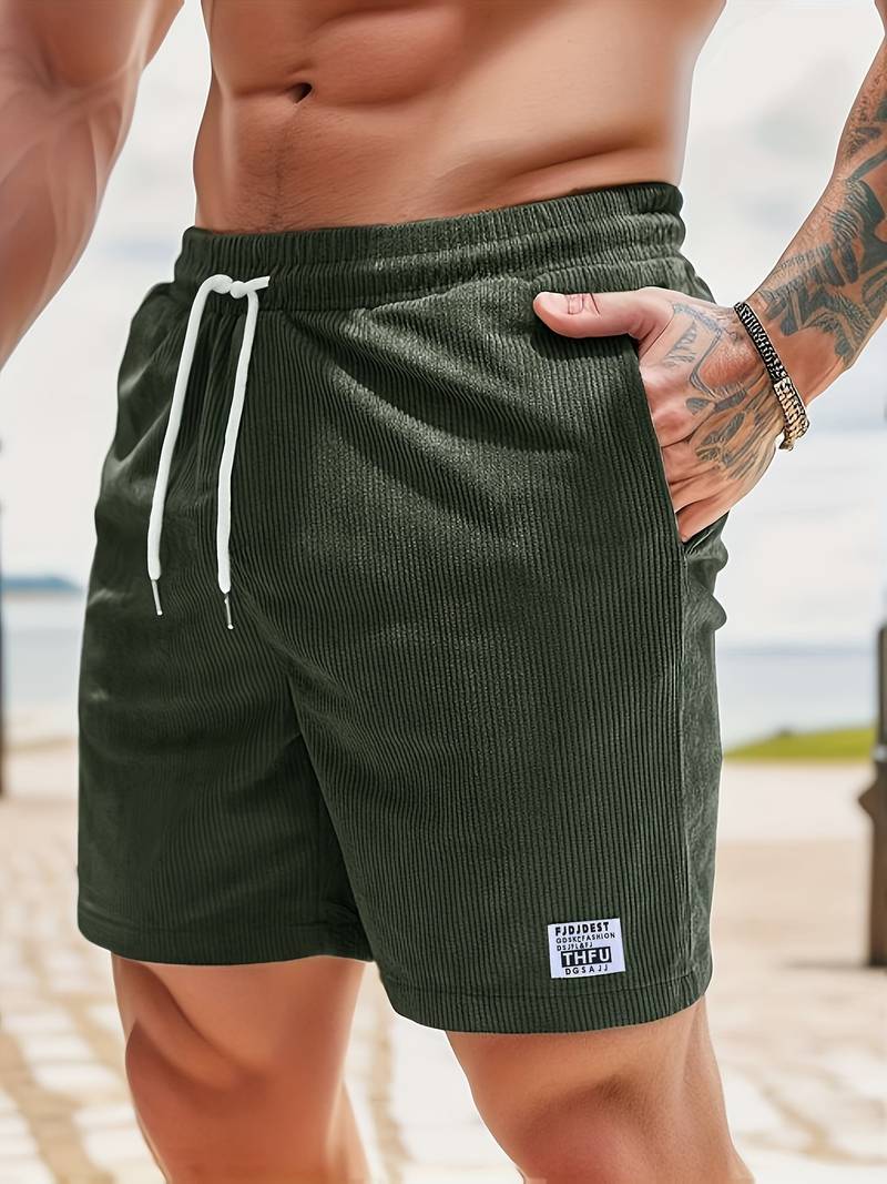 David – kordelzug-shorts mit taschen für herren