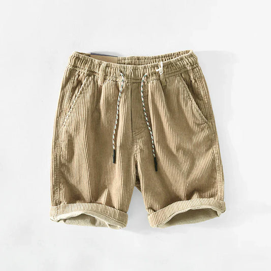 Luftige sommer-cordshorts – entspannter look