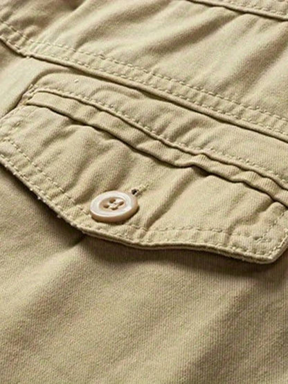 Benjamin – cargo-shorts aus baumwolle im klassischen design