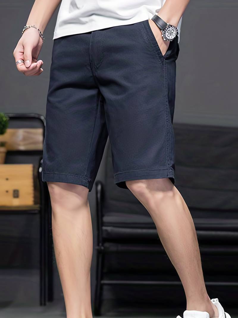 Benjamin – cargo-shorts aus baumwolle im klassischen design