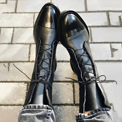 Romy | klassische damenstiefel aus leder