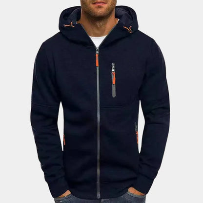 Jacks - herren sweatshirt mit kapuze und reißverschluss