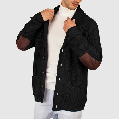 Charles Richard Strick Patchwork Strickjacke