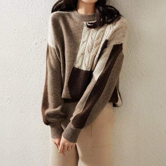 Ella Böhmischer Patchwork Pullover