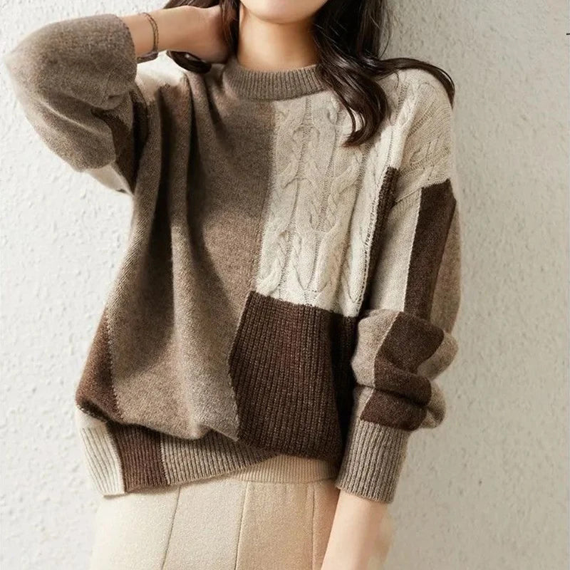 Ella Böhmischer Patchwork Pullover