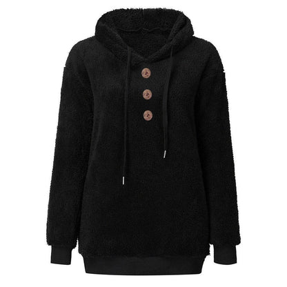 Susi - flauschiges damen-fleece-sweatshirt mit kapuze