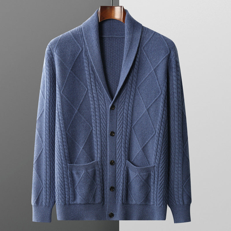 Heritage Knitwear Strickjacke Aus Wolle