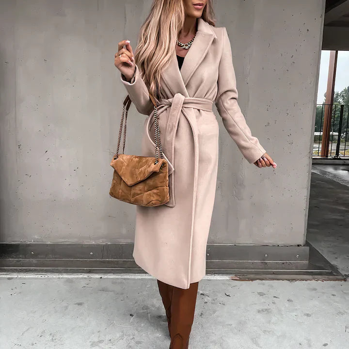 Taura - trenchcoat aus wollgemisch für damen