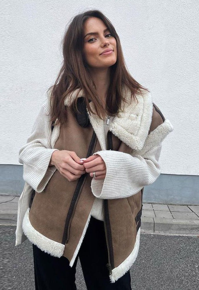 Hamptons Shearling Jacke