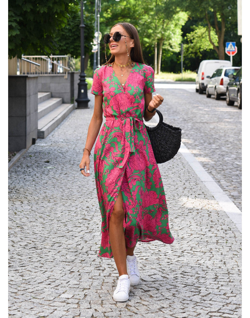 Sommerliches blumen maxikleid - Linda