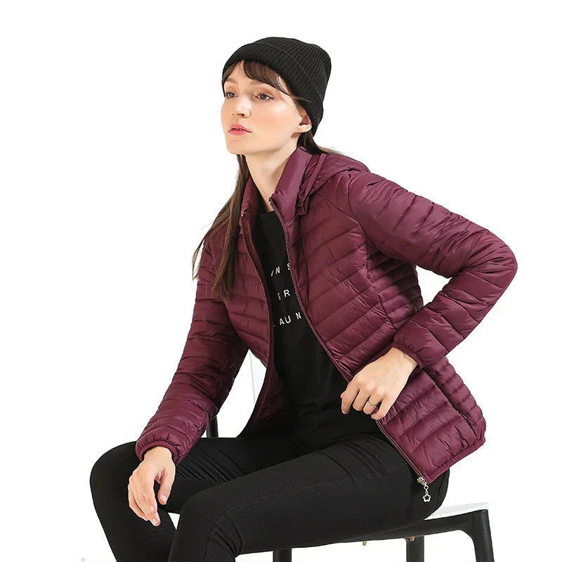 Tara - ultraleichte wattierte jacke für frauen