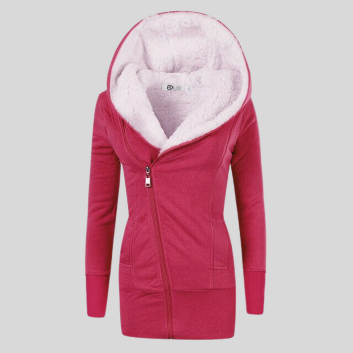 Saskia - damen-winterjacke mit kapuze