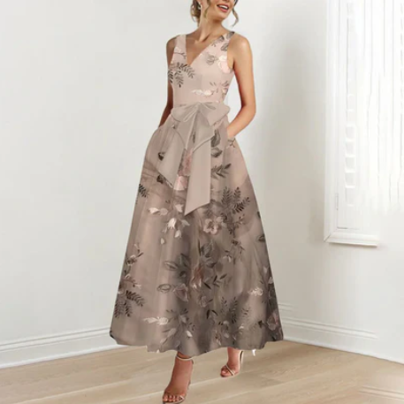 Charlotte – blumenglanz-maxikleid