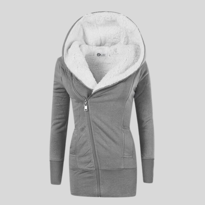 Saskia - damen-winterjacke mit kapuze