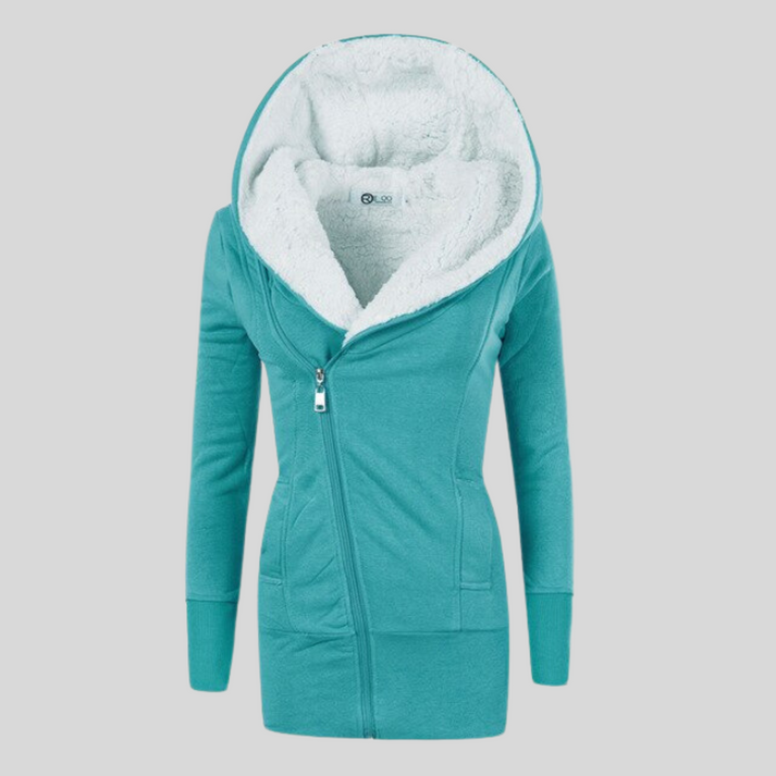 Saskia - damen-winterjacke mit kapuze