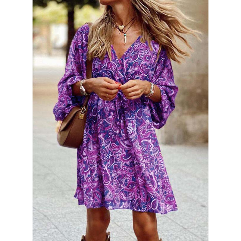 Summer- breeze boho-kleid für damen