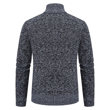 RALPH POLO - Stylischer Zipper-Strickpullover für Herren (italienisches Design)