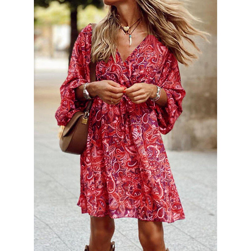 Sommerliches boho-kleid für damen