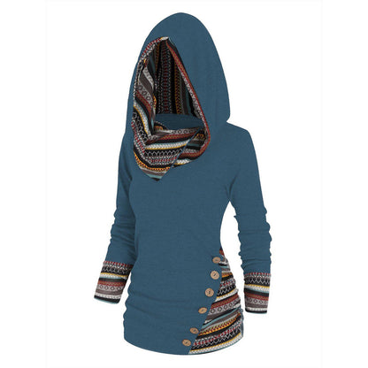 Alma - Lässiger Tribal-Kapuzenpullover