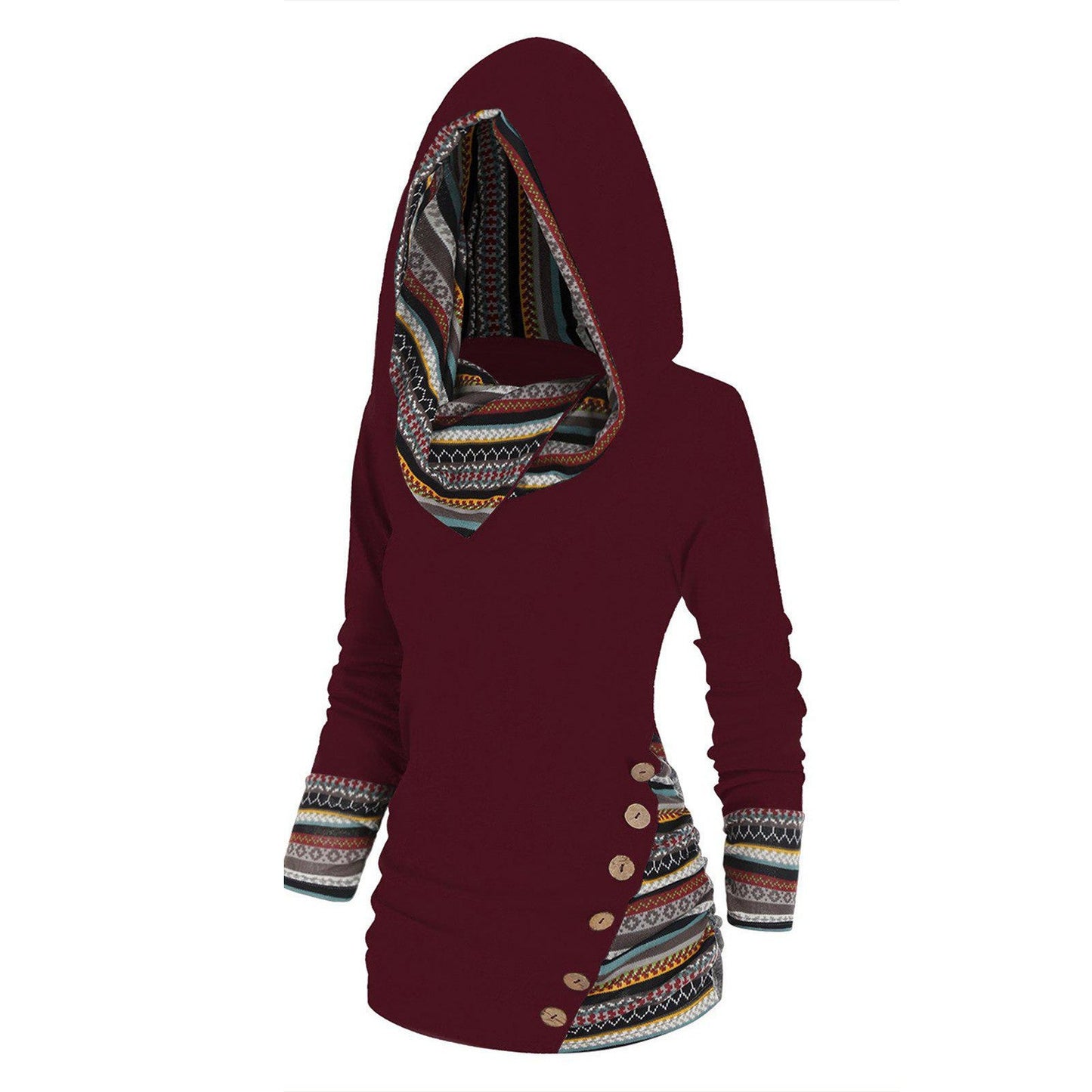 Alma - Lässiger Tribal-Kapuzenpullover