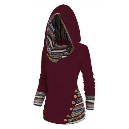 Alma - Lässiger Tribal-Kapuzenpullover