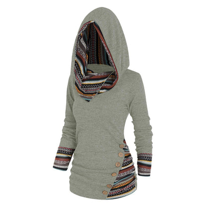 Alma - Lässiger Tribal-Kapuzenpullover